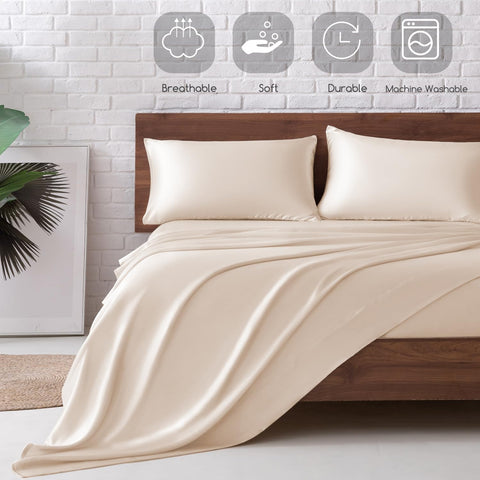 MR&HM two pillowcases displayed highlighting matching sleep comfort