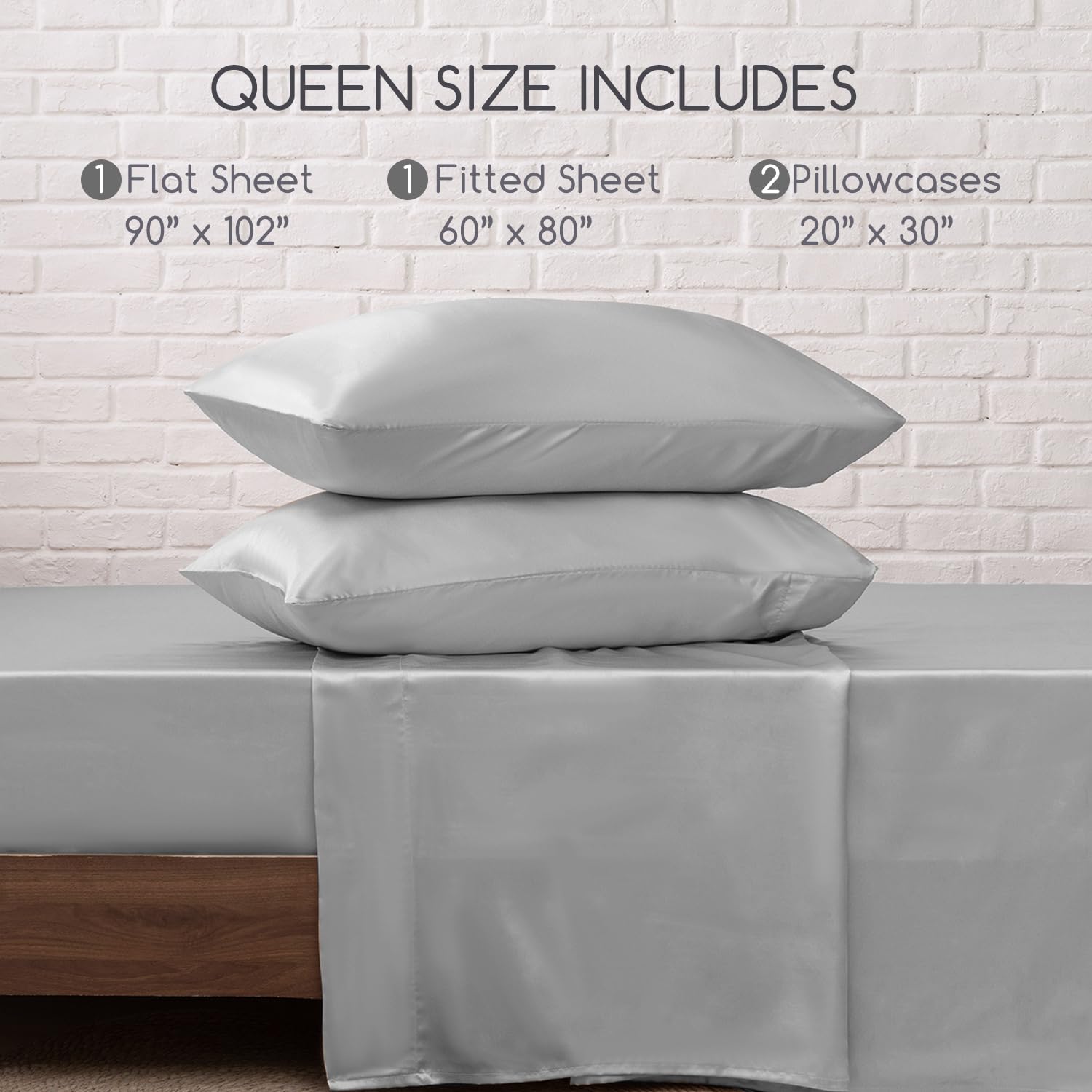 MR&HM fitted sheet on mattress showing deep pocket fit and neat edges