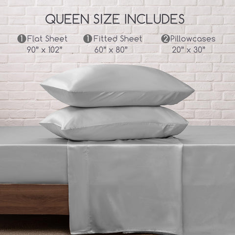 MR&HM fitted sheet on mattress showing deep pocket fit and neat edges