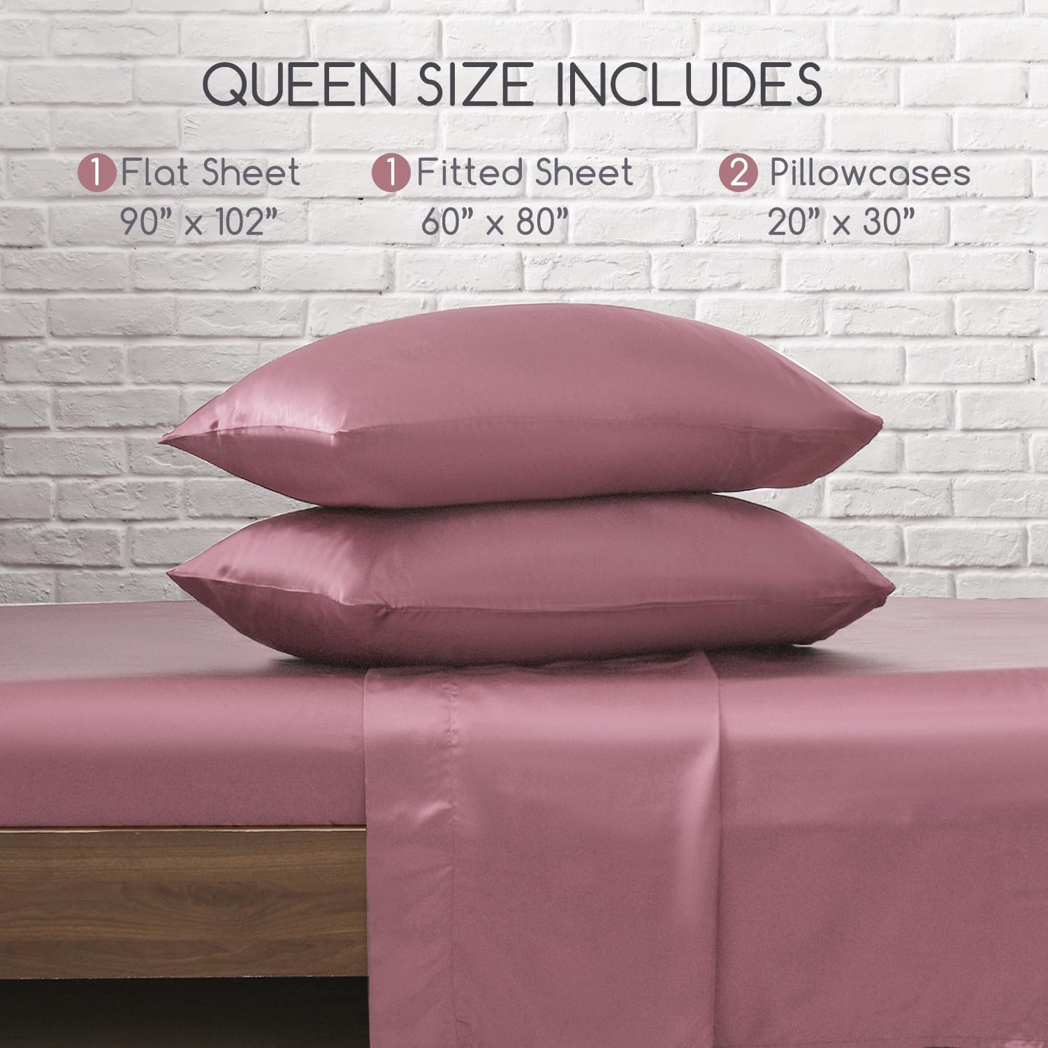 MR&HM flat sheet spread on bed showing full dimensions, generous coverage