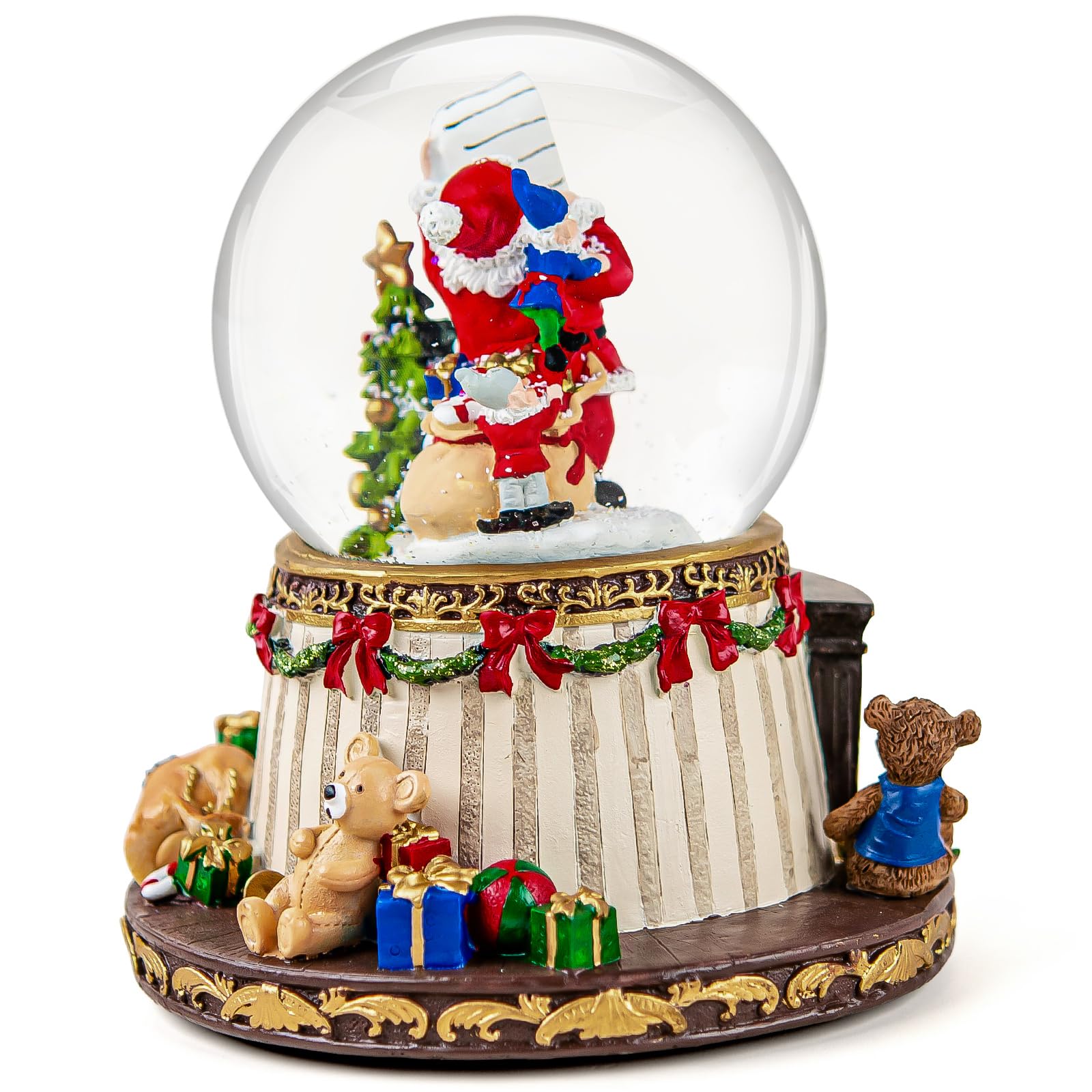 Mr.Winder globe on mantel showing scale and placement idea