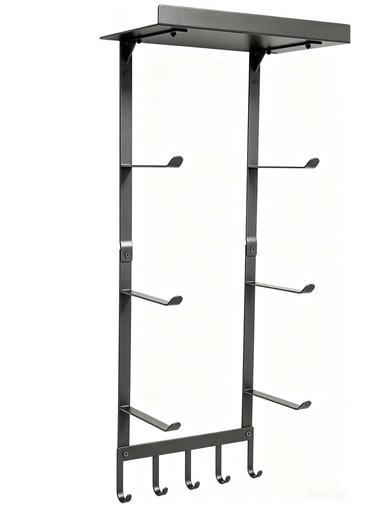 MRZZATA rack beside chair showing scale and small-footprint benefit