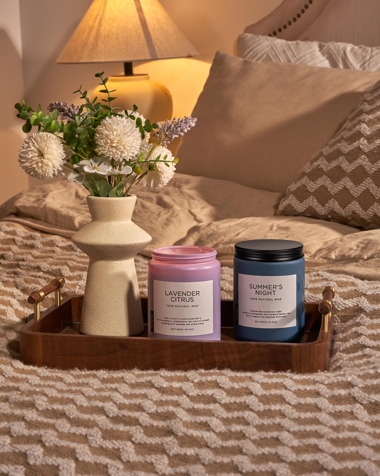 M&SENSE even wax pool while burning for maximized fragrance life