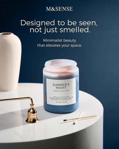 M&SENSE label detail showing clean ingredient claims for peace of mind