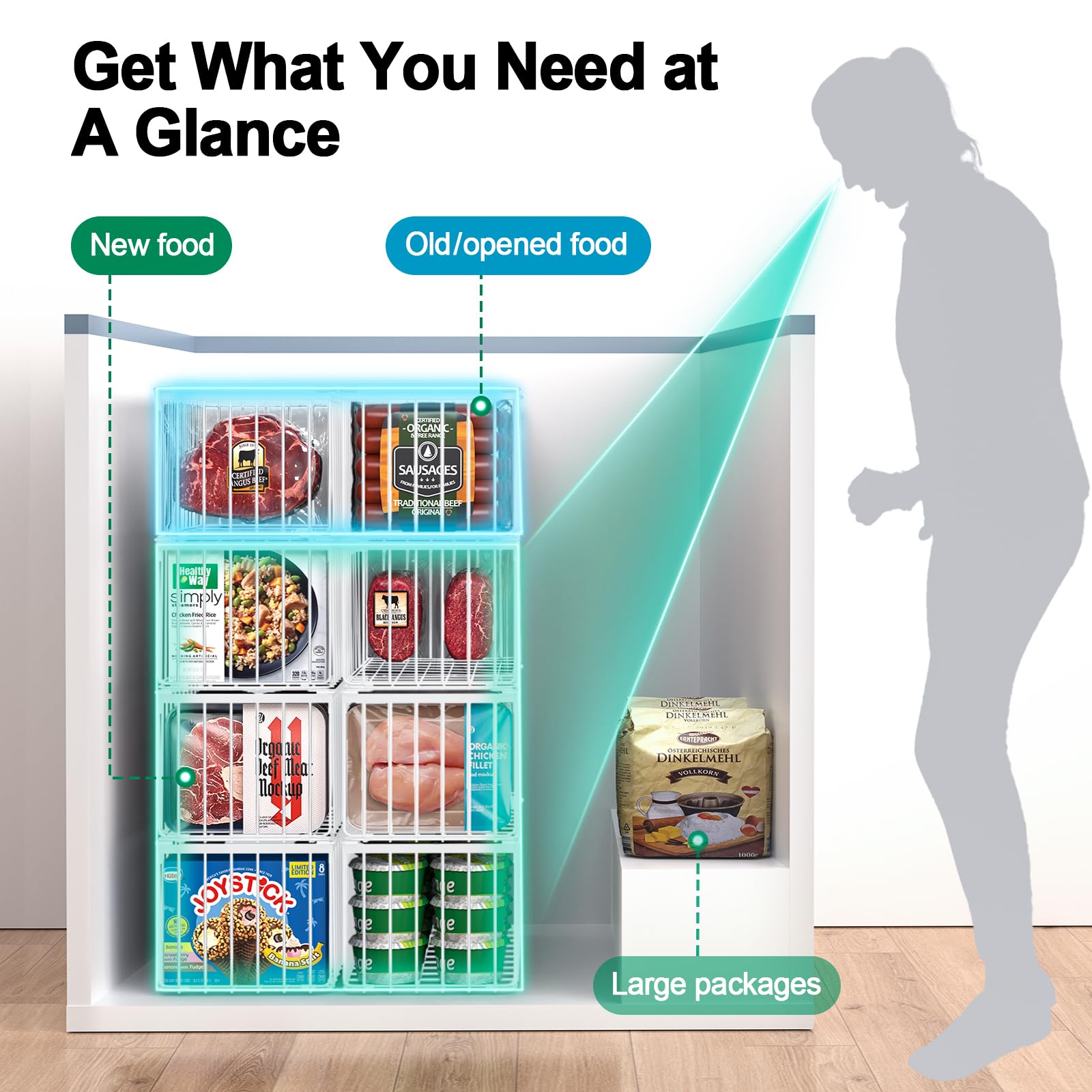 MSERCUOR folded flat for storage saving space when not in use benefit