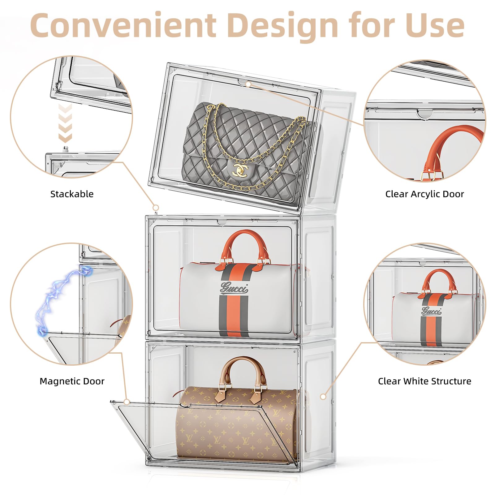 MSHOMELY lifestyle closet scene demonstrating tidy, visible display