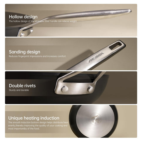 MsMk side profile highlighting 4mm stainless steel base for even heat
