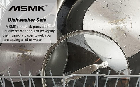 MsMk pan next to spatula and plate showing true 10-inch scale for portion planning