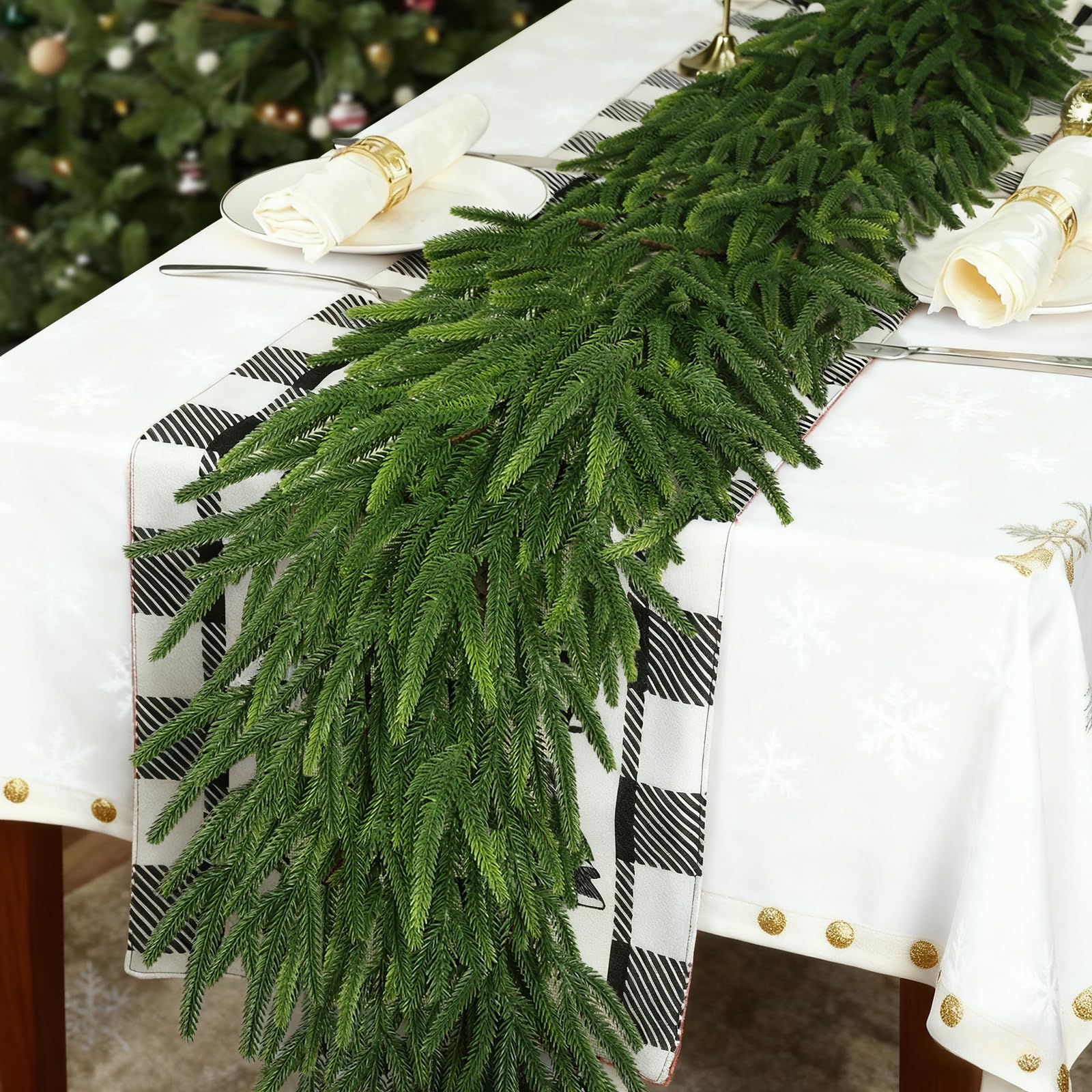 MSMUH garland front packaging showing full 6ft length and branding benefit