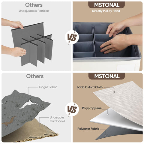 MSTONAL clear front window revealing shoes inside for quick selection