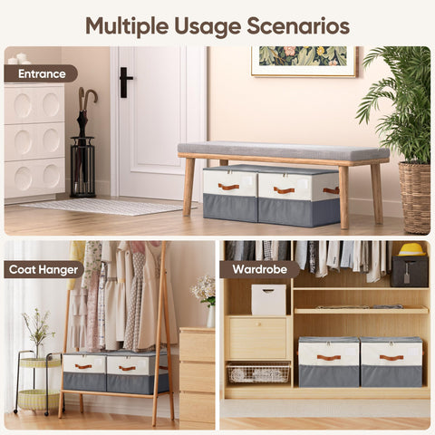 MSTONAL lifestyle scene in an entryway showing organized shoes and tidy space