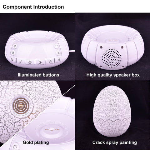 MTDYHY dragon egg color modes array showing RGB presets and mood lighting benefit