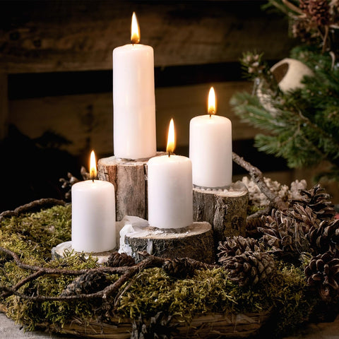 MTLEE hand holding a candle to show scale and practical sizing for holders