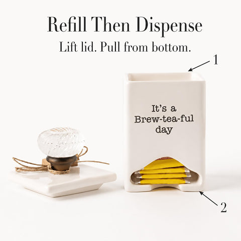 Mud Pie beside kettle showing scale and space-saving benefit