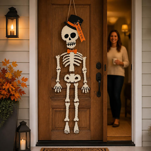 Mud Pie side profile showing slim canvas body that fits narrow entryways