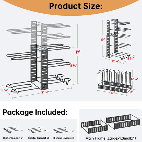 MUDEELA adjustable divider mechanism demonstrating customizable storage