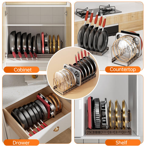 MUDEELA padded anti-damage strips protecting cookware benefit