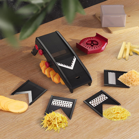 Mueller Austria mandoline in kitchen setting highlighting everyday use