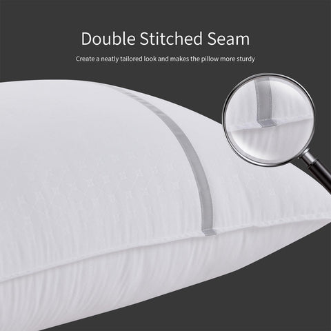 MUFEW pillow edge support view demonstrating consistent firmness across surface