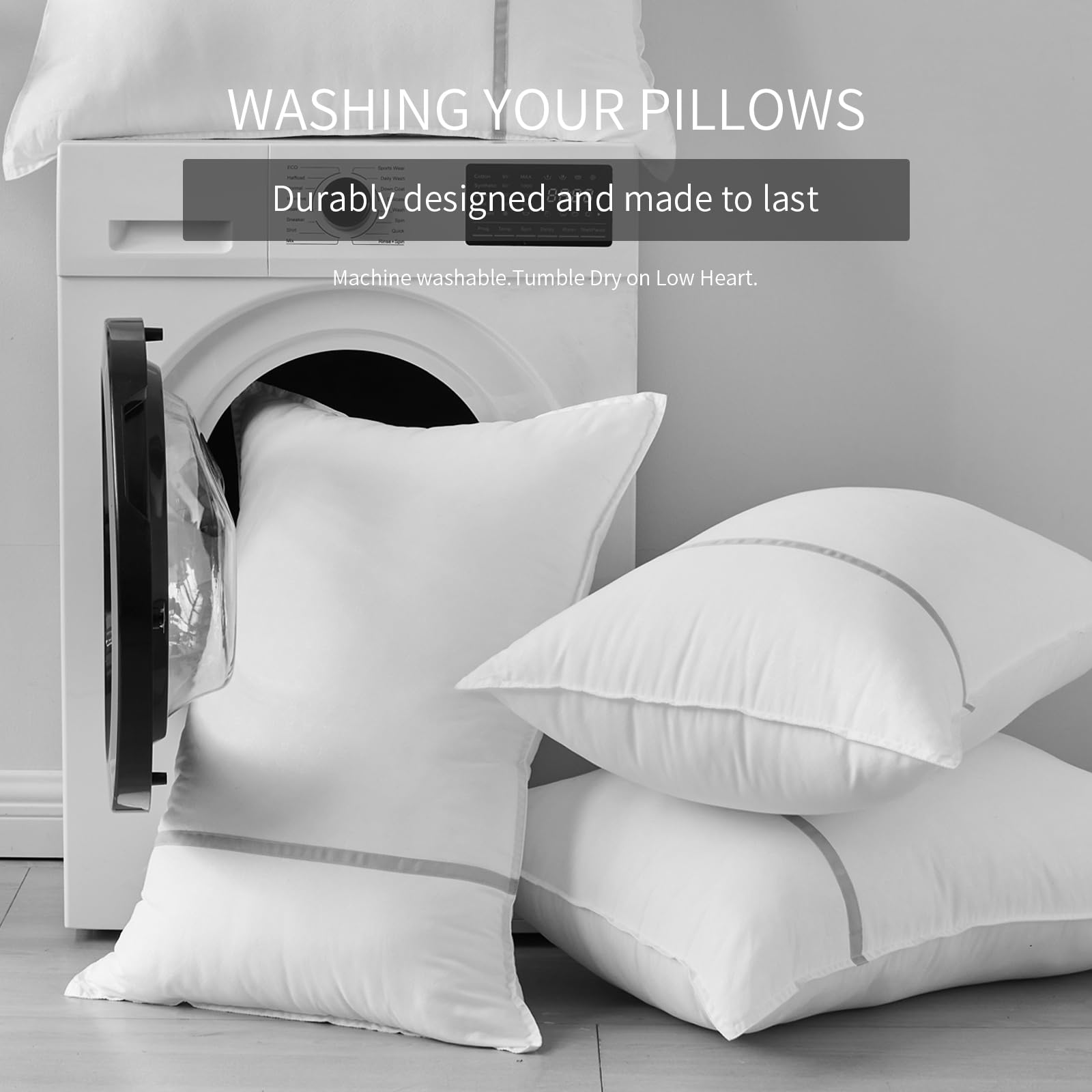 MUFEW pillow under head demonstrating side-sleeper neck and shoulder support