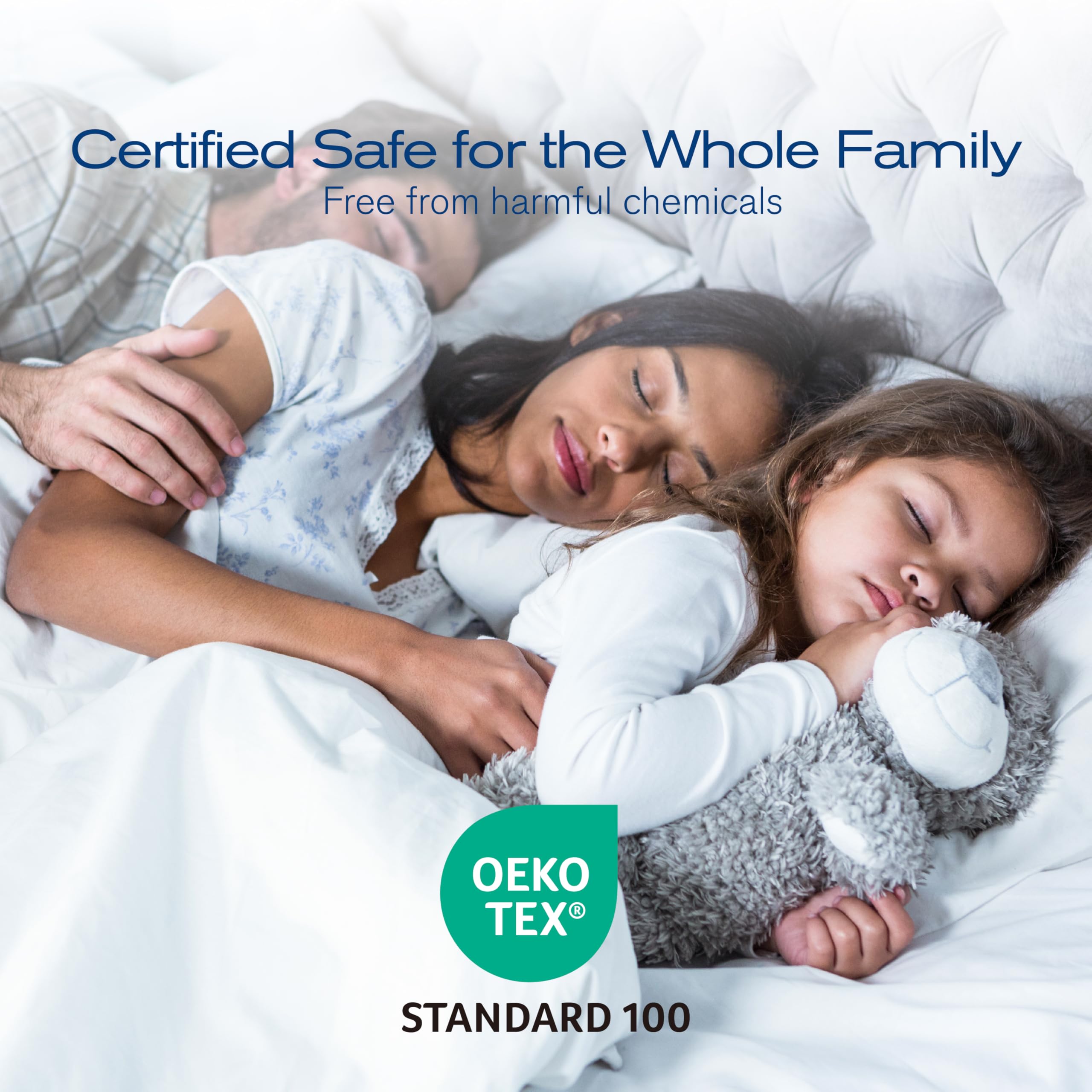 MUFEW pillows arranged on bed showcasing breathable, cooling comfort