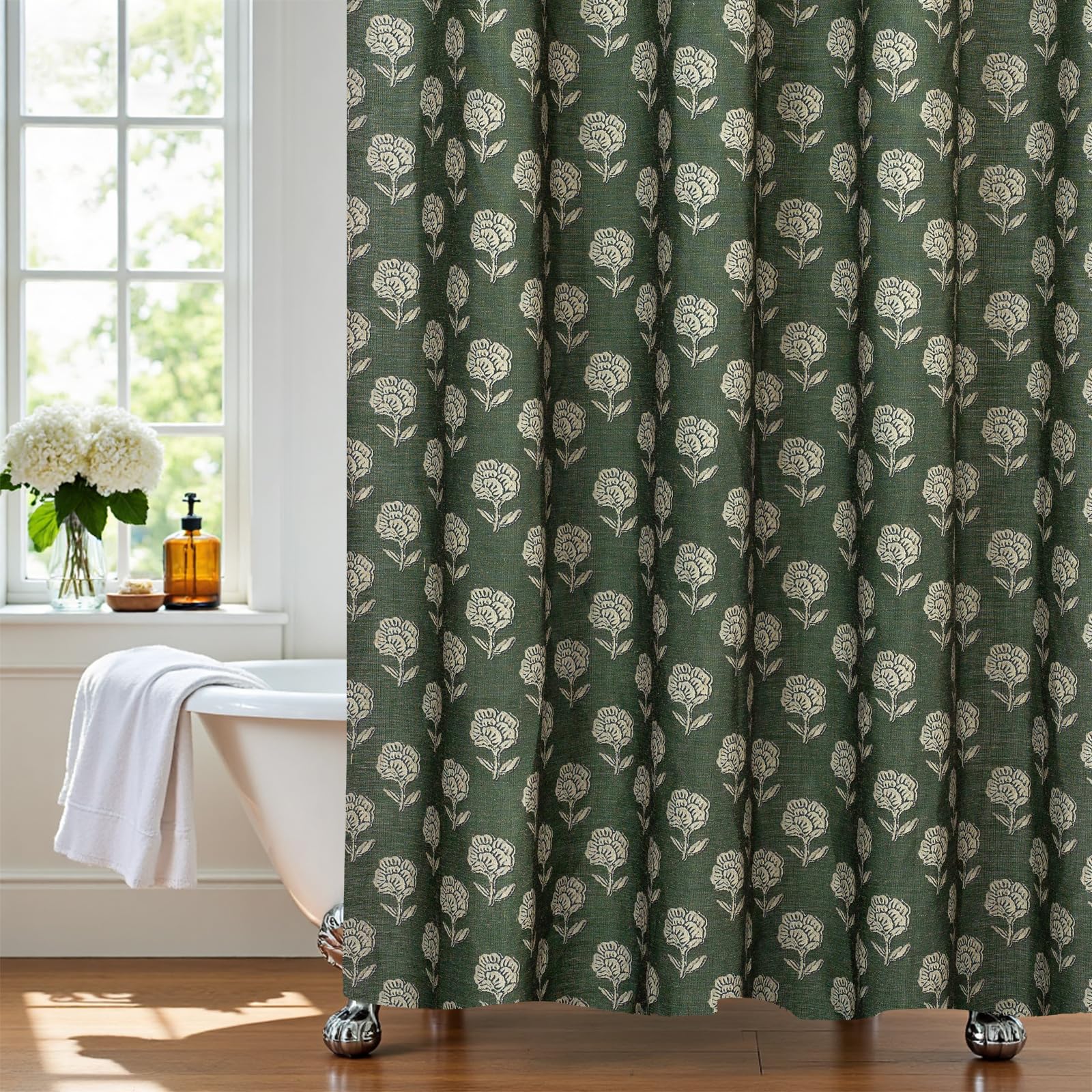 MUGINYU styled in a farmhouse bathroom showing cohesive decor benefit