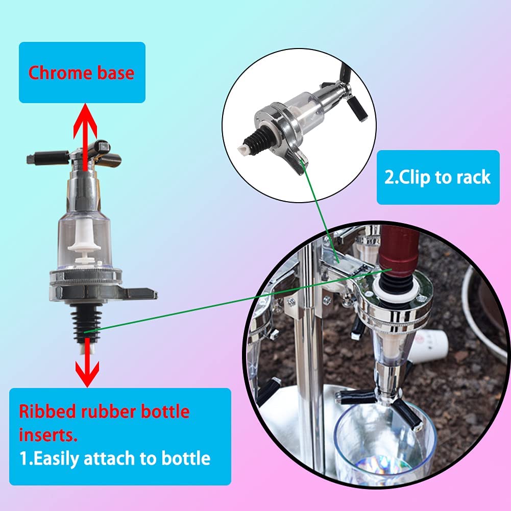 MUGLIO valve nozzle close-up highlighting food-grade material and drip-free control