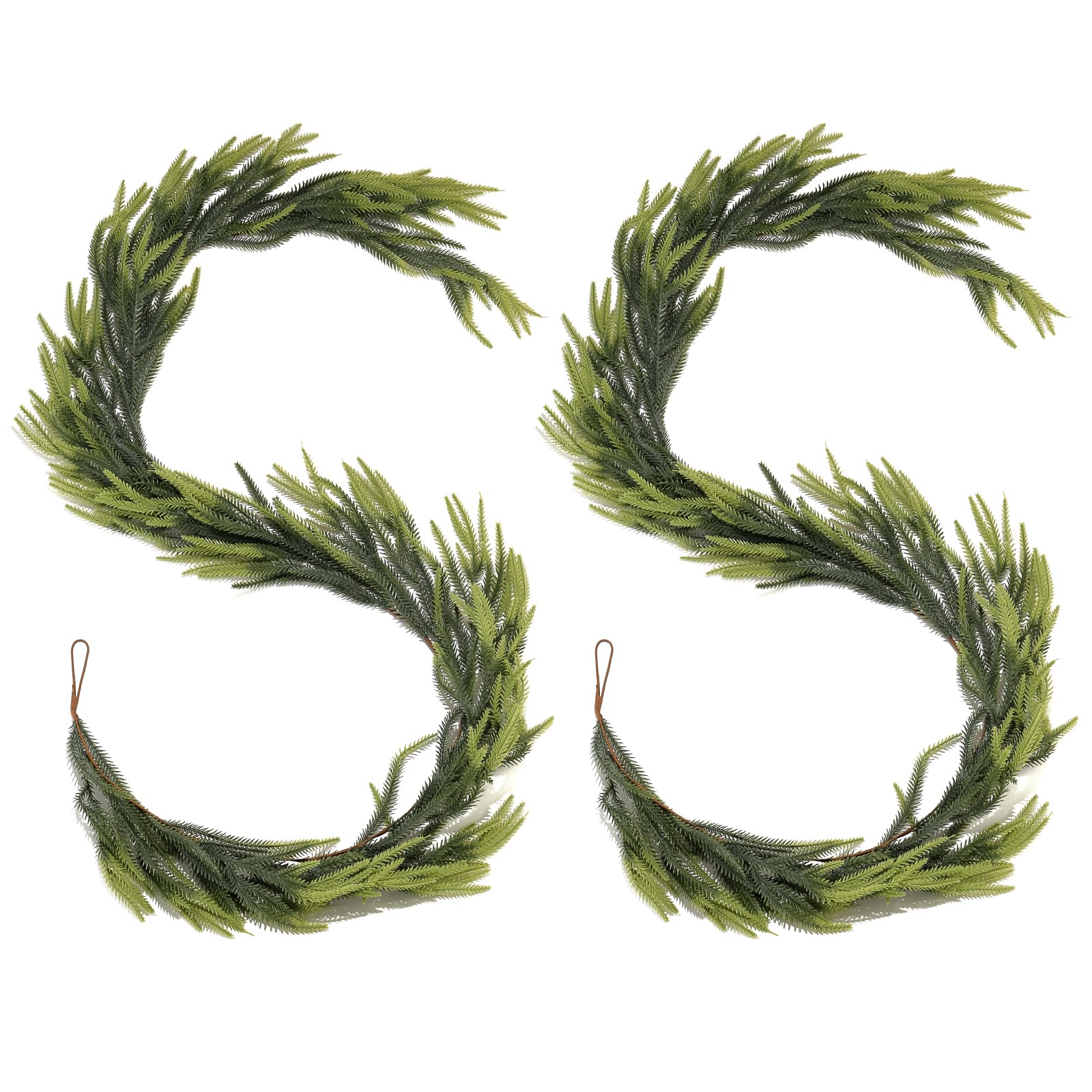 MULSAME garland beside ruler showing six-foot length for planning placement