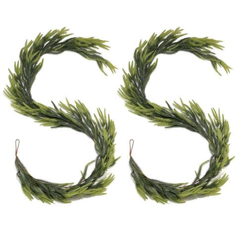 MULSAME garland beside ruler showing six-foot length for planning placement
