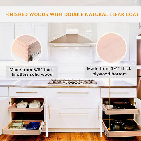 Mulush drawer beside common kitchen items showing capacity and scale benefit