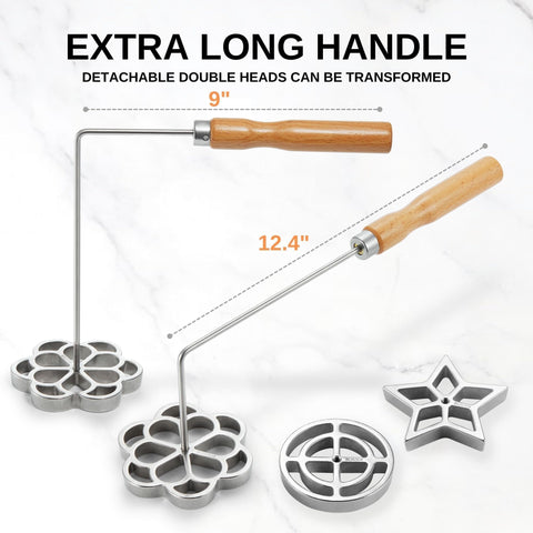 MUMSUNG molds beside a ruler showing exact sizes for portion and recipe planning
