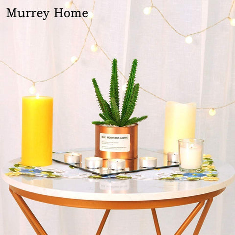 Murrey Home reflection detail showing clear float-glass quality and distortion-free image
