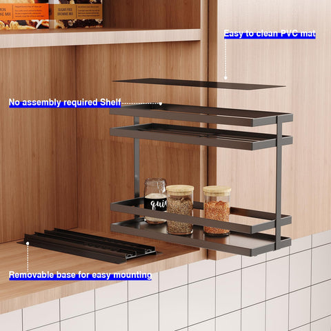 Mustorn slide rail detail highlighting ball-bearing glide for smooth operation