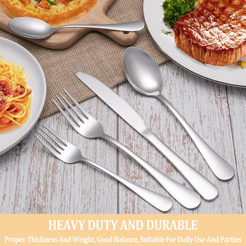 MUTNITT dessert spoons and forks arrangement showcasing coordinated variety