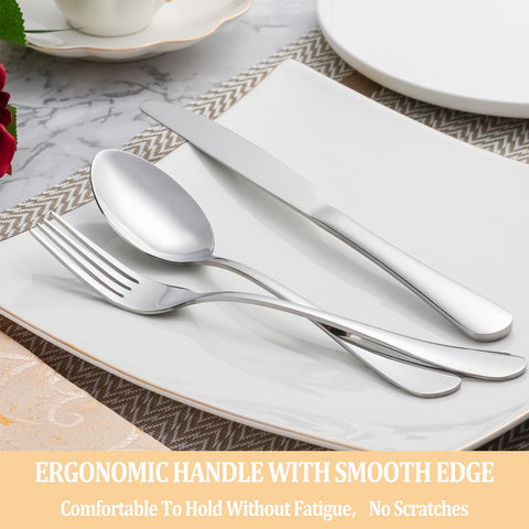 MUTNITT scale comparison with hand illustrating comfortable utensil weight