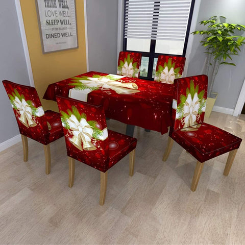 Muuyi cover stretched over a dining chair showing snug fit and protection
