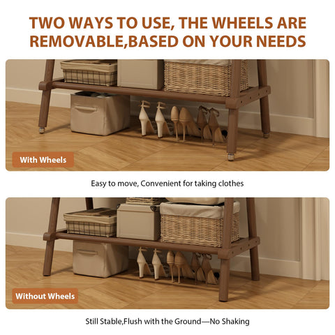Muwuele removable caster wheel detail for effortless mobility