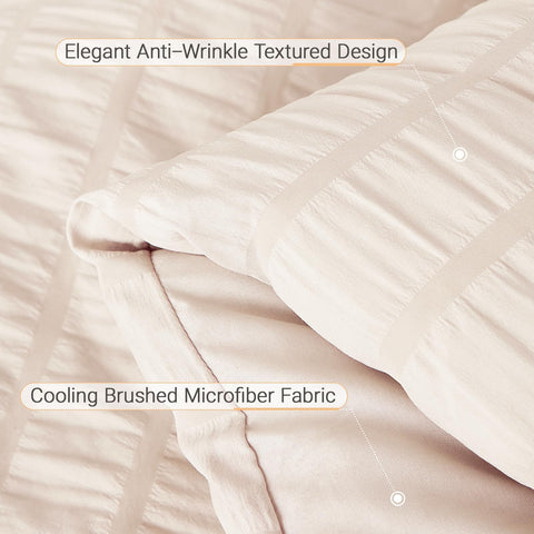 MUXHOMO comforter edge stitching detail demonstrating reinforced durability
