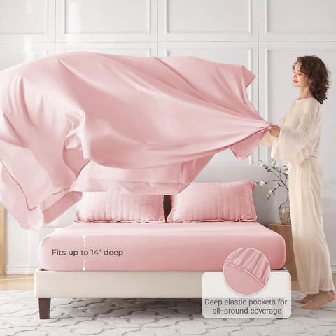 MUXHOMO comforter loft detail showing 240 GSM fill for balanced warmth and softness