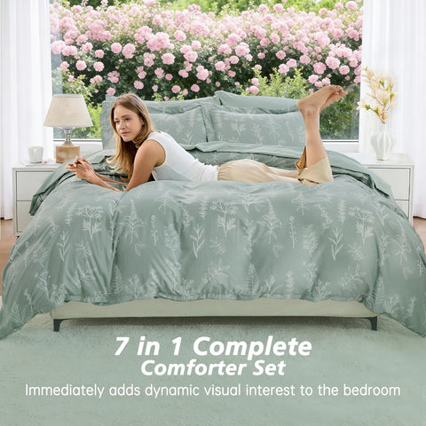 MUXHOMO fitted sheet on mattress showing deep 14-inch pocket fit