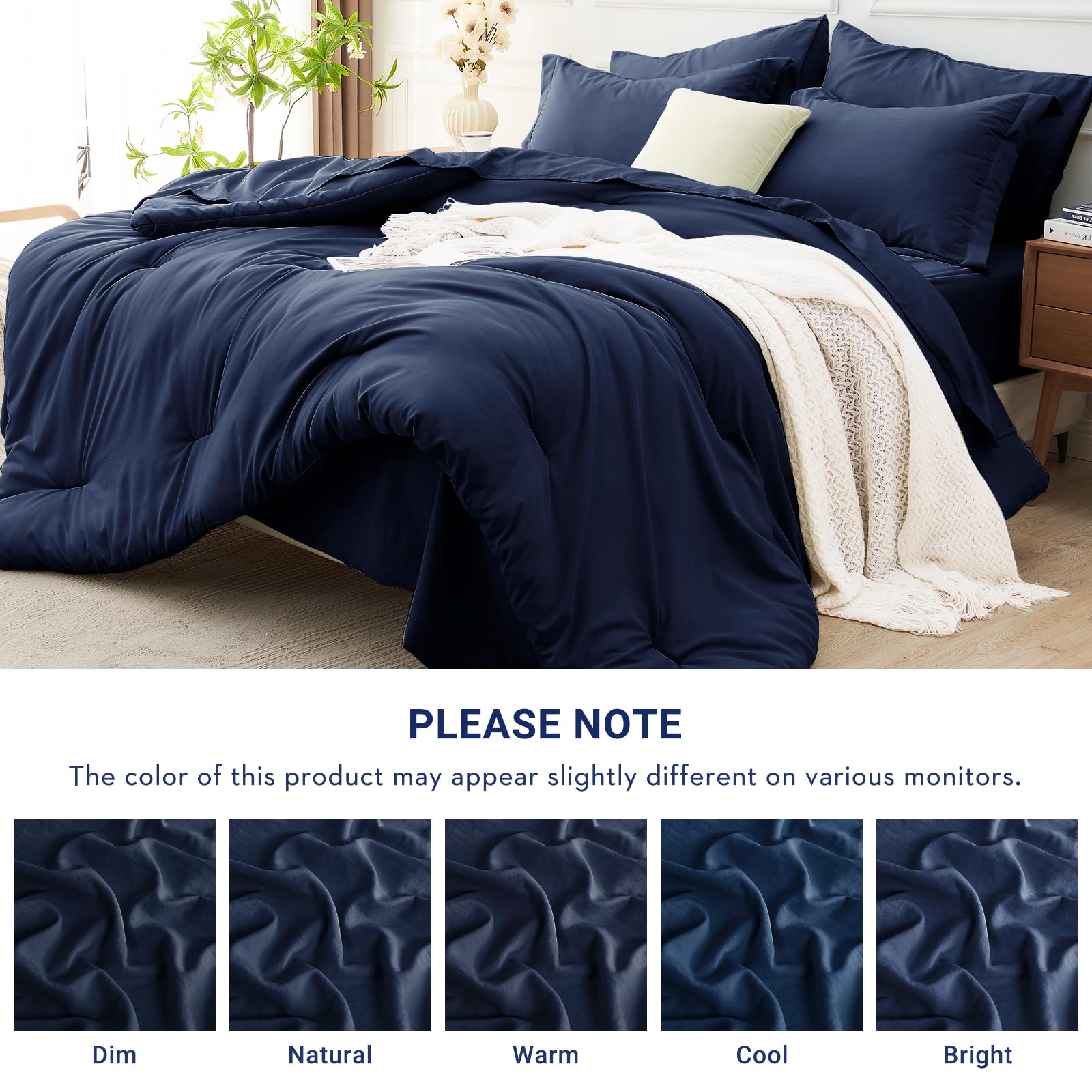 MUXHOMO bedding in washing machine indicating easy machine-wash care