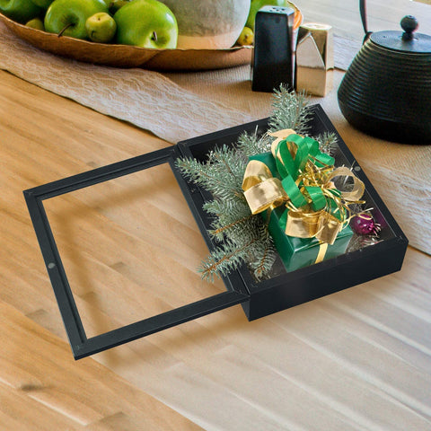 Muzilife frame held by hand to show scale and effortless wall placement