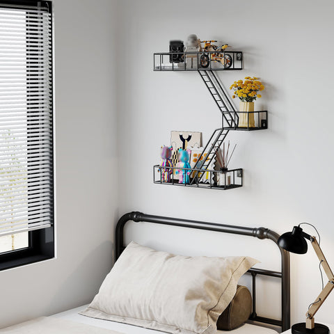 MVPSONAG bedroom wall display setup illustrating organized small-item storage