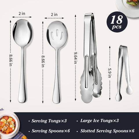 mwellewm appetizer tongs shown in hand for scale and precise guest-friendly serving