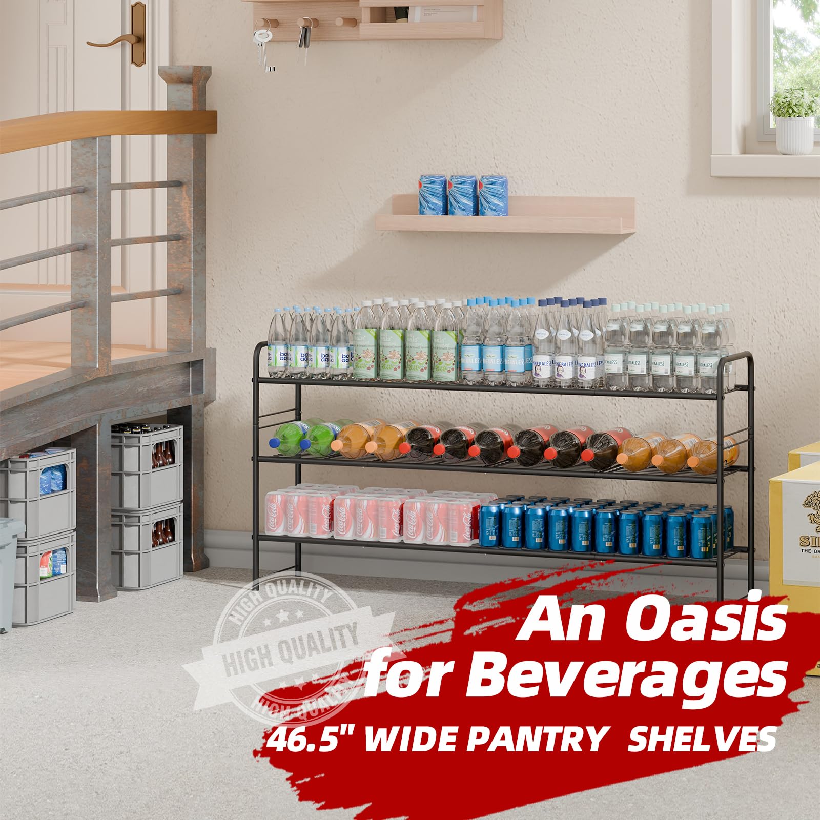MWQ shelf surface texture showing waterproof finish and easy cleaning benefit