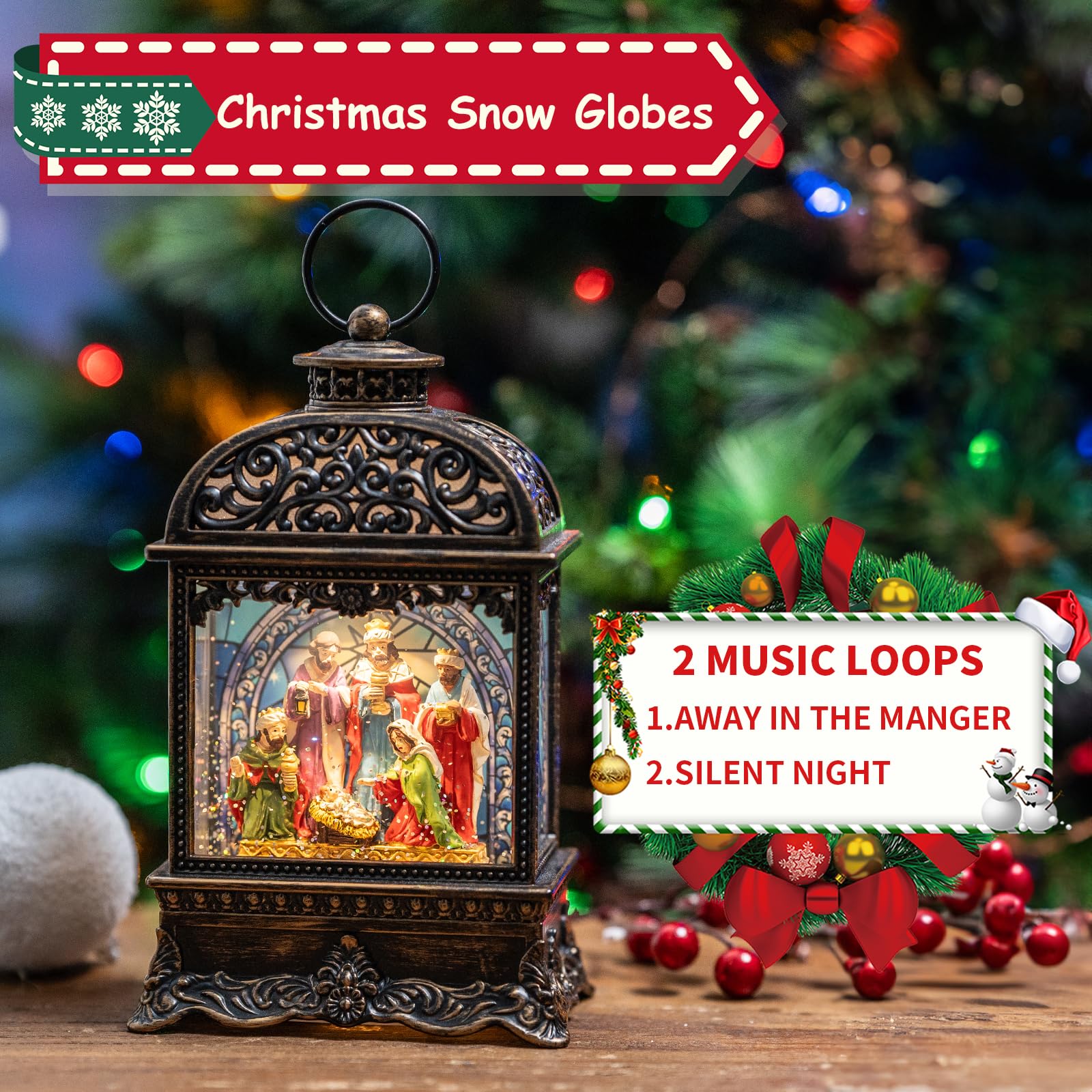 MXwcy illuminated lantern in dark room creating cozy ambient holiday atmosphere