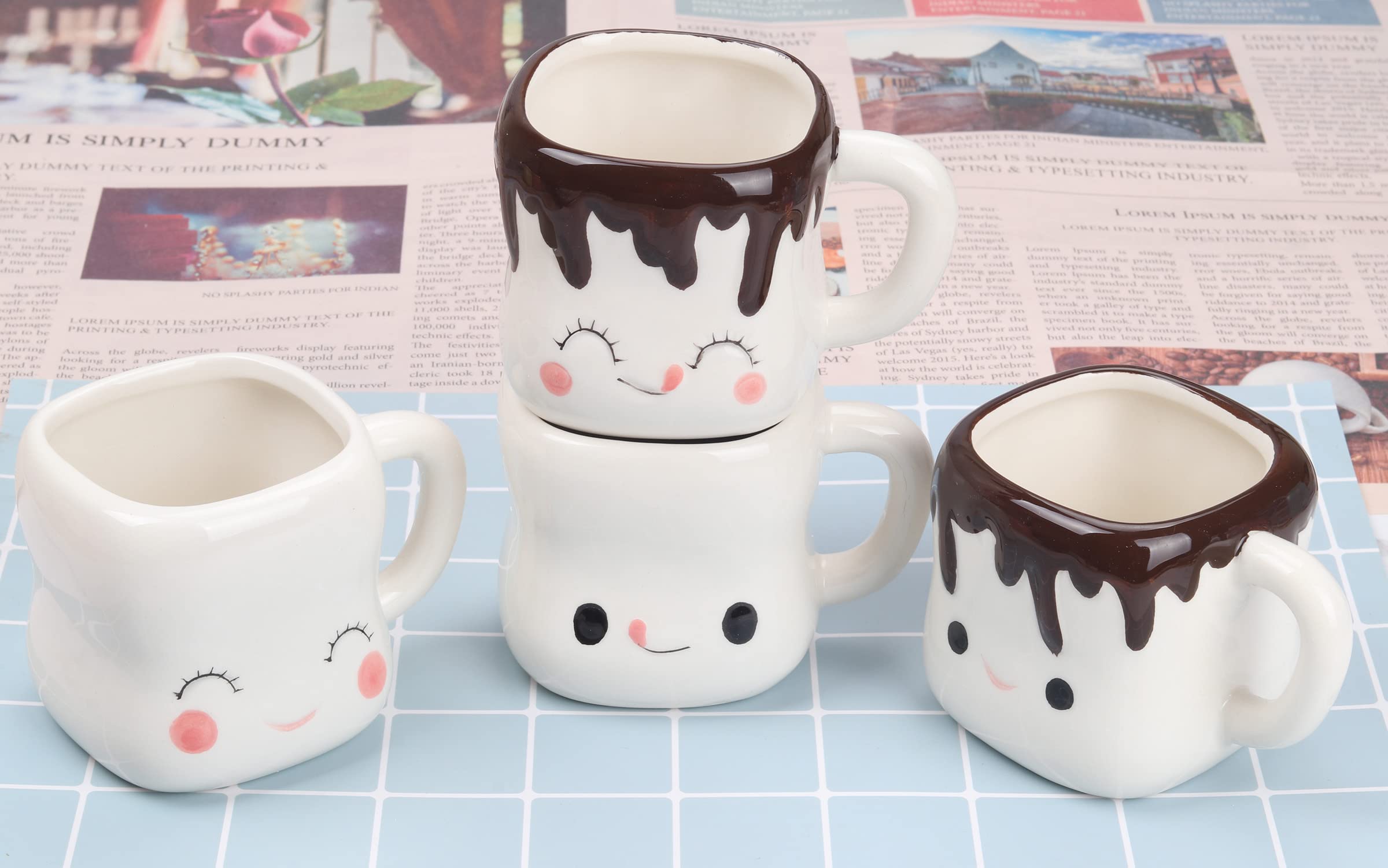 Mycts mug filled with hot cocoa demonstrating cozy drink suitability