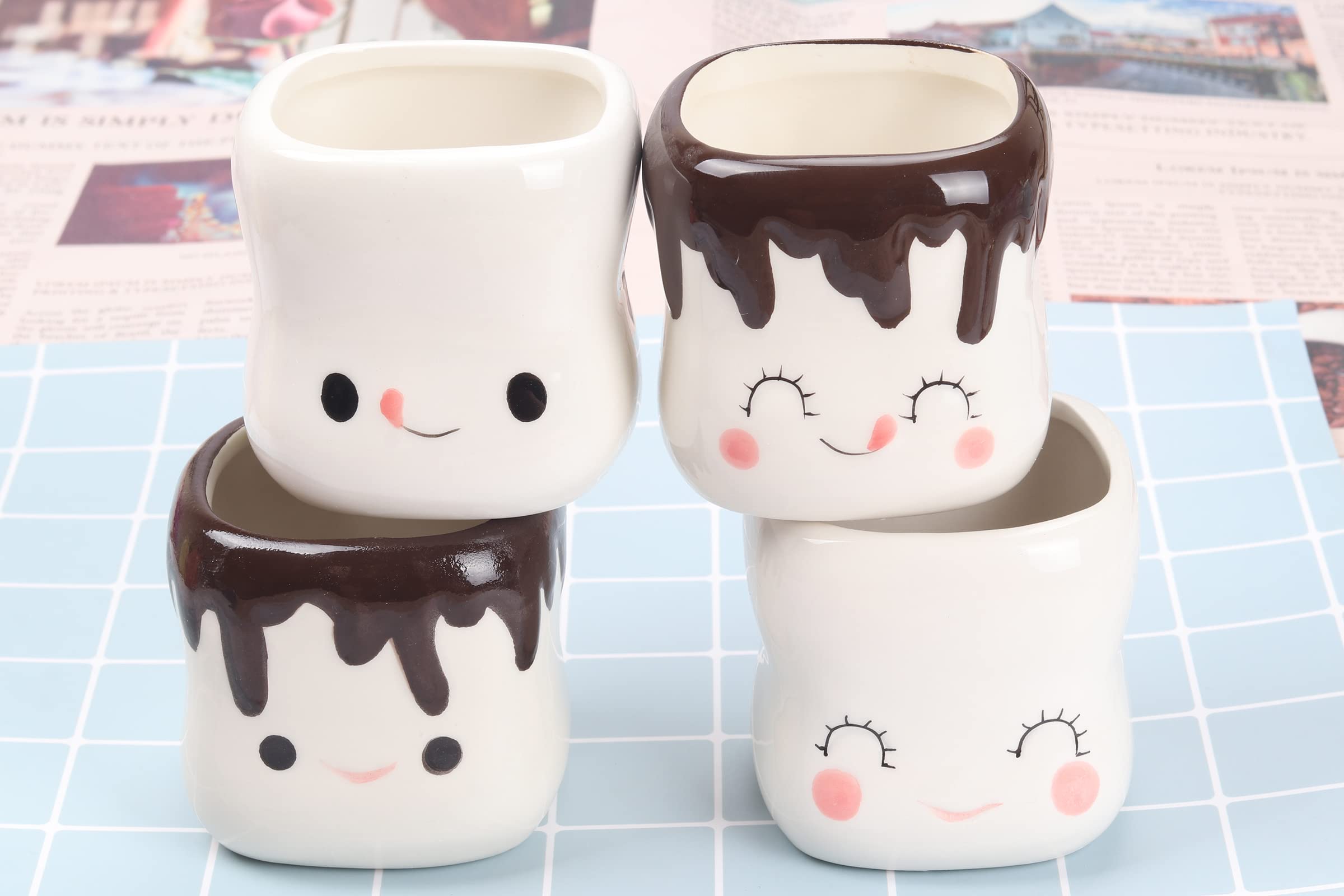 Mycts mug served with ice cream showing versatile use for cold desserts