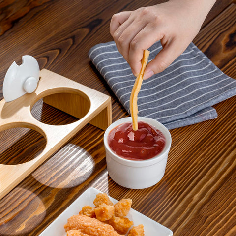 MyGift bowls filled with condiments displaying variety serving capability