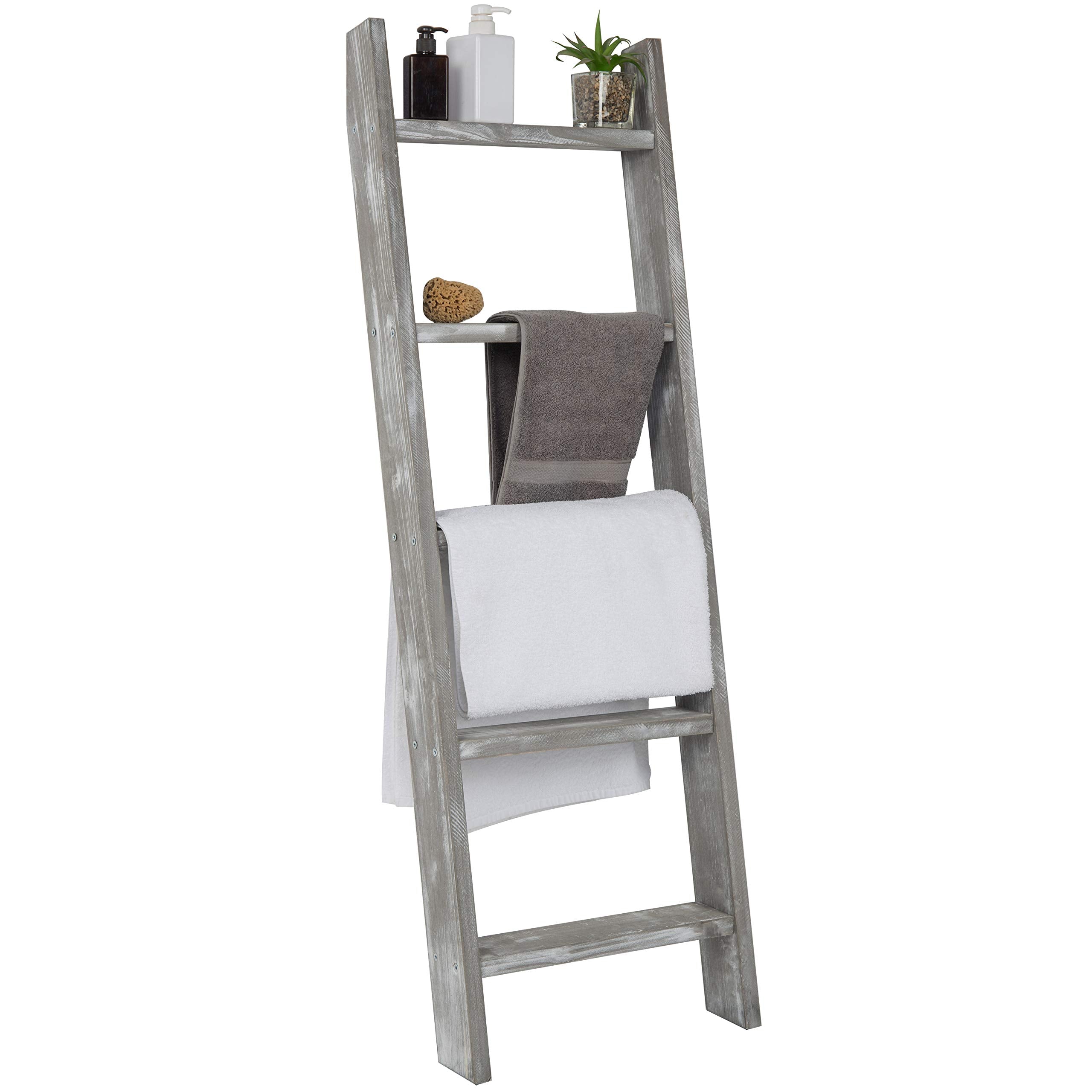 MyGift ladder front view showing five rungs and space-saving design